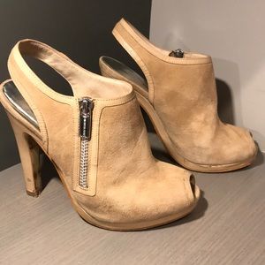 Michael Kors nude platform high heels